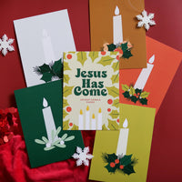 Jesus Has Come Advent Candle Cards