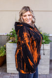 MARKDOWN ~ Zoey Hoodie - Black and Orange~In Store