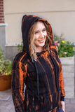 MARKDOWN ~ Zoey Hoodie - Black and Orange~In Store