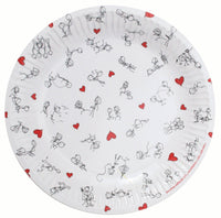 Stick Figure Naughty Plates