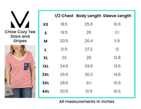 MARKDOWN ~ Chloe Cozy Tee - Stars and Stripes ~ In Store