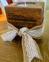 Hymn Sugar Mold Candle ~ Old Rugged Cross