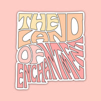 New Mexico Nickname Sticker - Land of Enchantment (Peach)