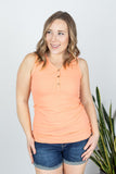 MARKDOWN ~ Addison Henley Tank - Dreamsicle - In Store