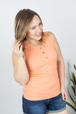 MARKDOWN ~ Addison Henley Tank - Dreamsicle - In Store