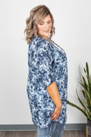 MARKDOWN ~ Kimono - Navy Tie Dye ~ In Store
