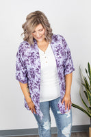 MARKDOWN ~ Kimono - Purple Tie Dye ~ In Store