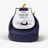 Bookaroo Bean Bag Reading Rest: Navy and Mustard~In Store