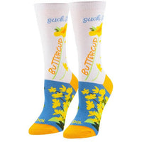 Suck It Up Buttercup Socks - Womens