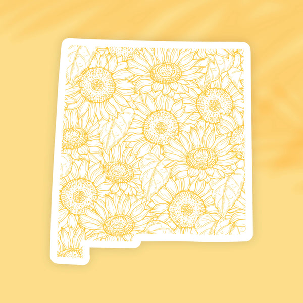 New Mexico Sunflower State Sticker