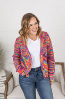 MARKDOWN ~ Jackie Cardigan - Rainbow Mix ~ In Store