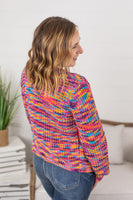 MARKDOWN ~ Jackie Cardigan - Rainbow Mix ~ In Store