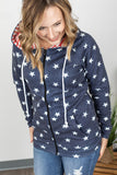 MARKDOWN ~ Stars and Stripes Zip Up Hoodie--In Store S thru 3X