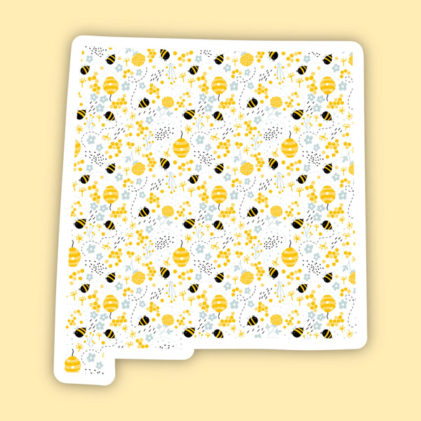 New Mexico Bees State Sticker
