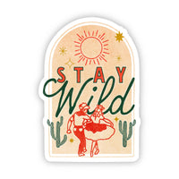 Stay Wild Cowboy Dance Sticker