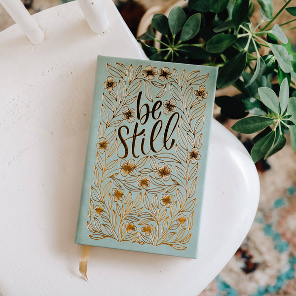 Be Still Journal - Gold Foil ~ In Store