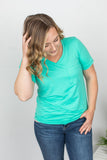 MARKDOWN ~ Sophie Pocket Tee - Turquoise ~ In Store