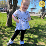 Panda Monium Ruffled Tunic Set~In Store~Size Up