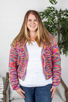 MARKDOWN ~ Jackie Cardigan - Rainbow Mix ~ In Store