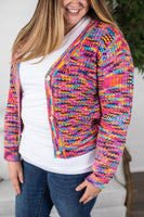 MARKDOWN ~ Jackie Cardigan - Rainbow Mix ~ In Store