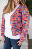 MARKDOWN ~ Jackie Cardigan - Rainbow Mix ~ In Store
