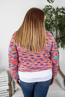 MARKDOWN ~ Jackie Cardigan - Rainbow Mix ~ In Store