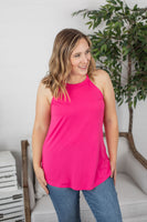 MARKDOWN ~ Raven Rocker Tank - Pink ~ In Store