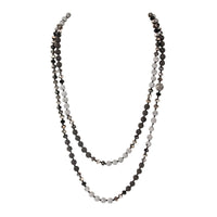 Lava Crystal Natural Stone Necklace - 60 inch