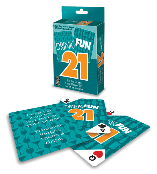 Drink Fun 21- Drinking Blackjack Style Card Game for Adults