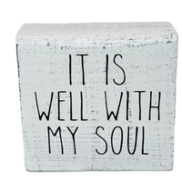 It is Well With My Soul Wood Sign