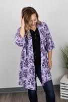 MARKDOWN ~ Kimono - Purple Tie Dye ~ In Store