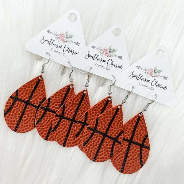 2" Basketball Teardrops