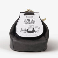 Bookaroo Bean Bag Reading Rest: Charcoal and Cream~In Store