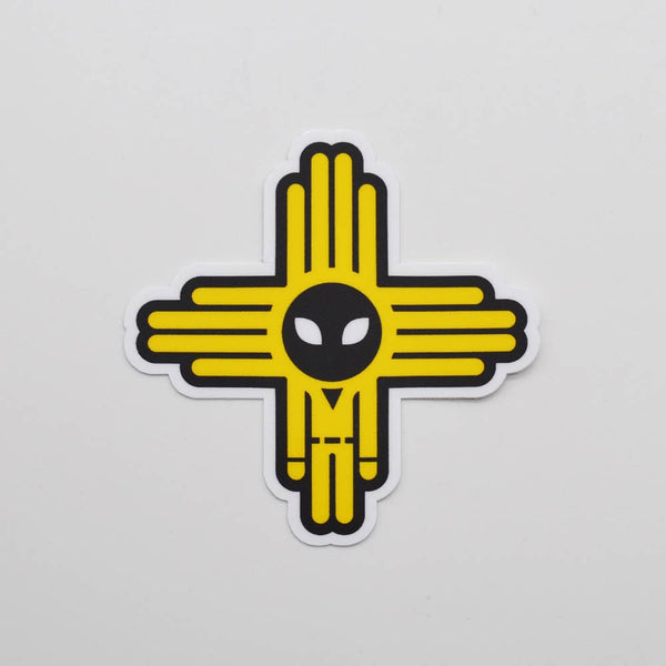 Alien Zia (Yellow) - Sticker