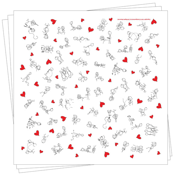 Stick Figure Naughty Napkin 8 Count