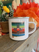 Serape New Mexico Zia Camp Mug