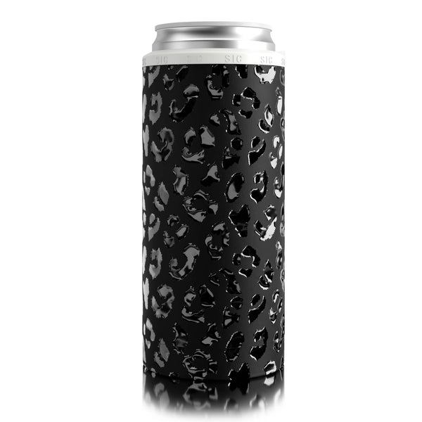 Slim Can Cooler Leopard Eclipse