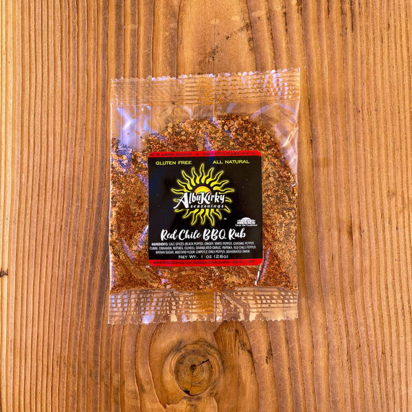 Red Chile BBQ Rub 1oz pouch packet ~ In Store