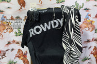 Rowdy Rhinestone Tee ~ In Store