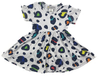 Rainbow Spots Twirly Dress ~ In Store