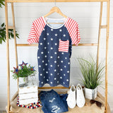 MARKDOWN ~ Liberty Pocket Tee ~ In Store