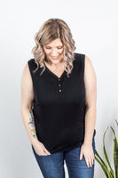 MARKDOWN ~ Addison Henley Tank - Black ~ In Store