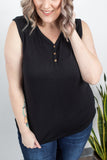 MARKDOWN ~ Addison Henley Tank - Black ~ In Store