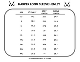 Harper Long Sleeve Henley - Light Grey