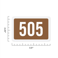 Trail 505 Sticker