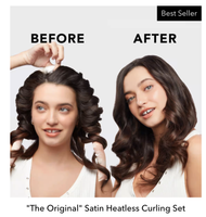 Satin Heatless Curling Set - Sunset Tie Dye ~ In Store