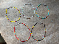 Serape Anklets-Turquoise ~ In Store