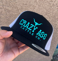 Crazy Ass Cattle Turquoise Hat ~ In Store