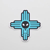Alien Zia (Blue) - Sticker