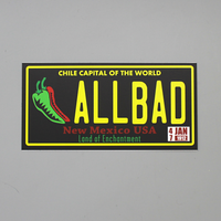 All Bad License Plate - Sticker